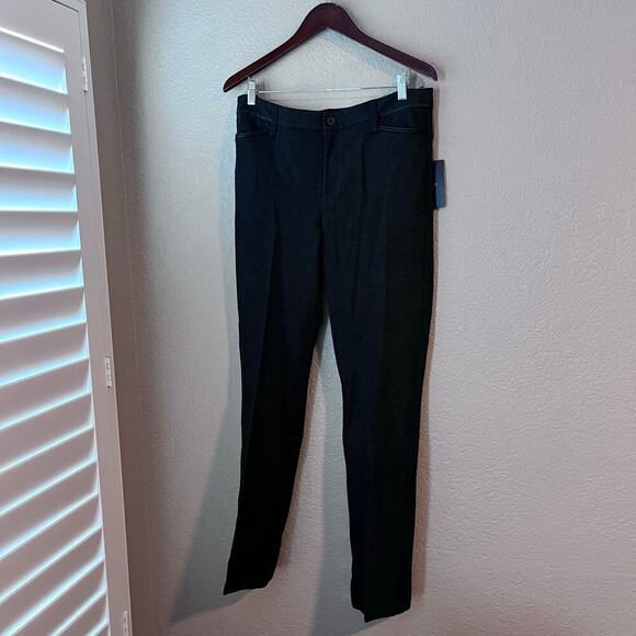 New NYDJ Lift Tuck Slim Leg Charcoal Gray Trouser Pants Stretch Trim NWT 12 - Picture 3 of 11